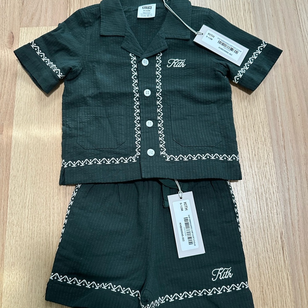Kith Kids Hunter Green Set